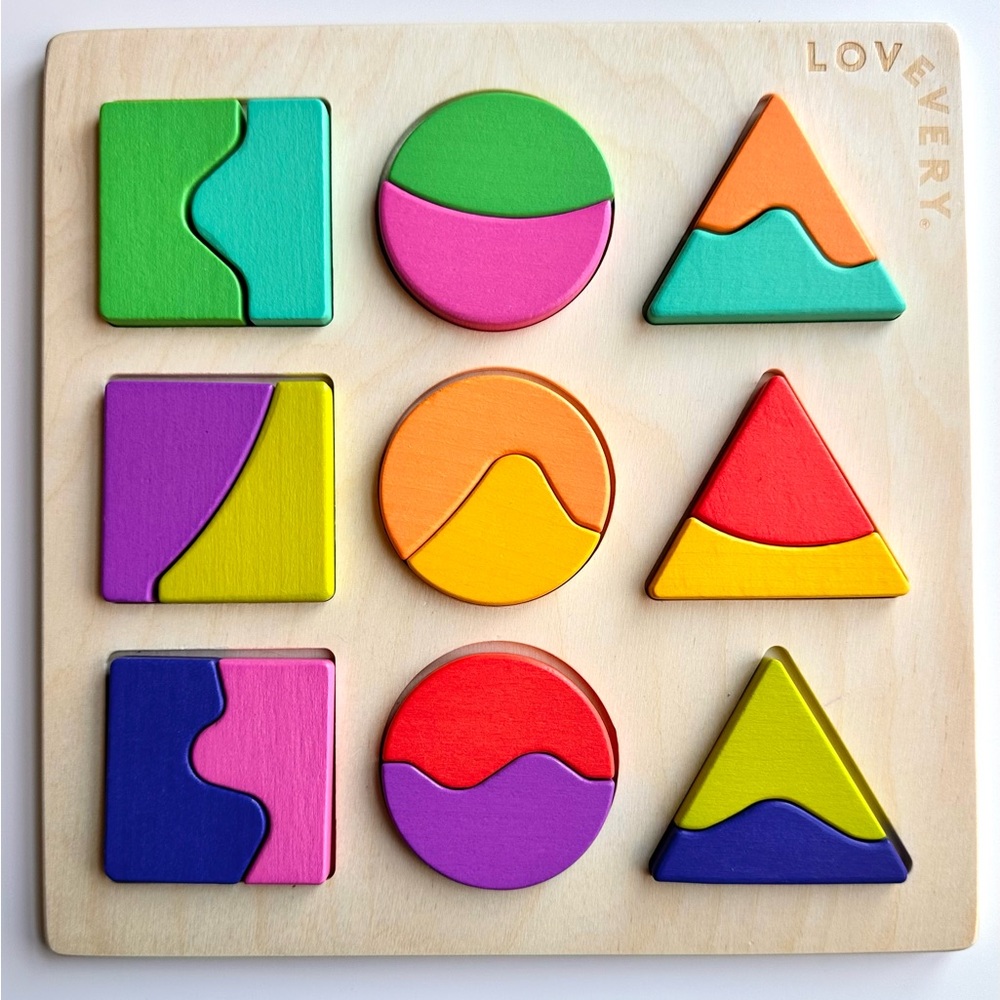 Lovevery Land and Sky Two-part Puzzle Board 34-36 Months Free Spirit Play Kit